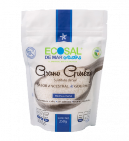Bolsa Sal Grano Grueso "Ecosal de Mar" - Caja con 20 piezas de 250 grs.